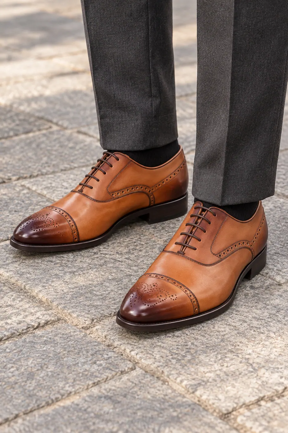 Torento 303 Brogue Oxford — Taba